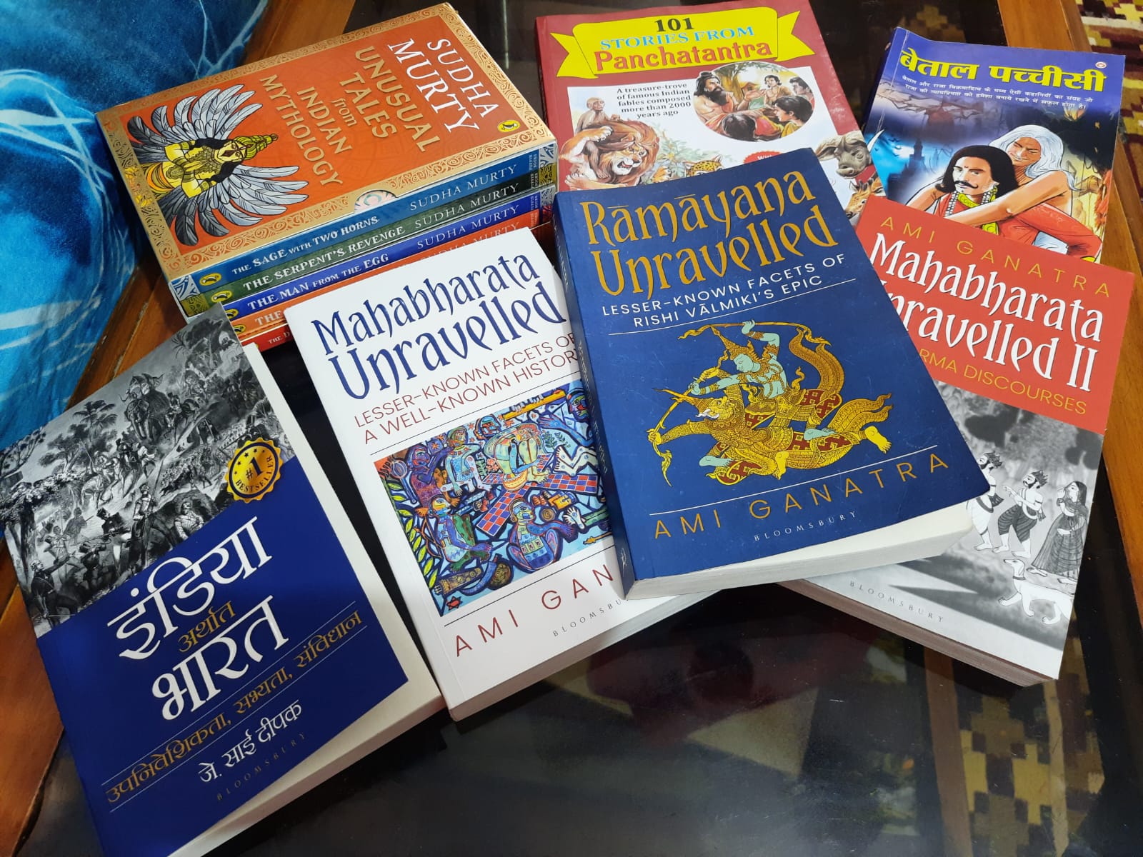Collection of mythology and inspirational books